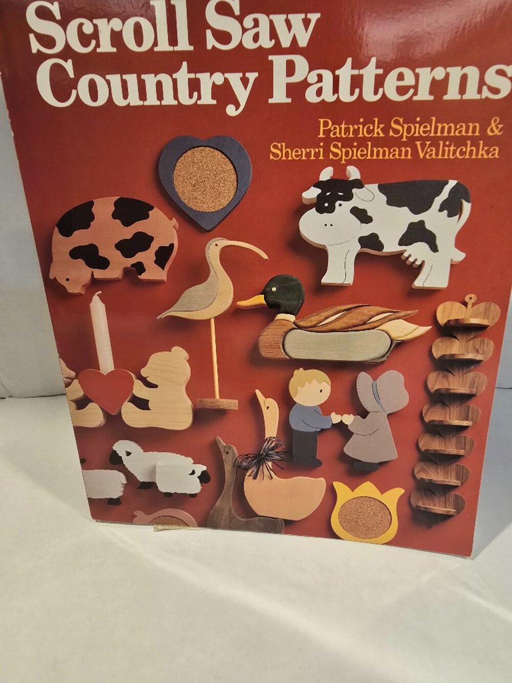 Scroll Saw Country Patterns 1990 Cottage Core Wood Craft 192 pages Vintage